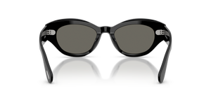 Sie Oliver Peoples Lerrue mit Schwarz Gestell und Grau Gläsern - Das Bild 5