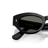 Sie Oliver Peoples Lerrue mit Schwarz Gestell und Grau Gläsern - Variant