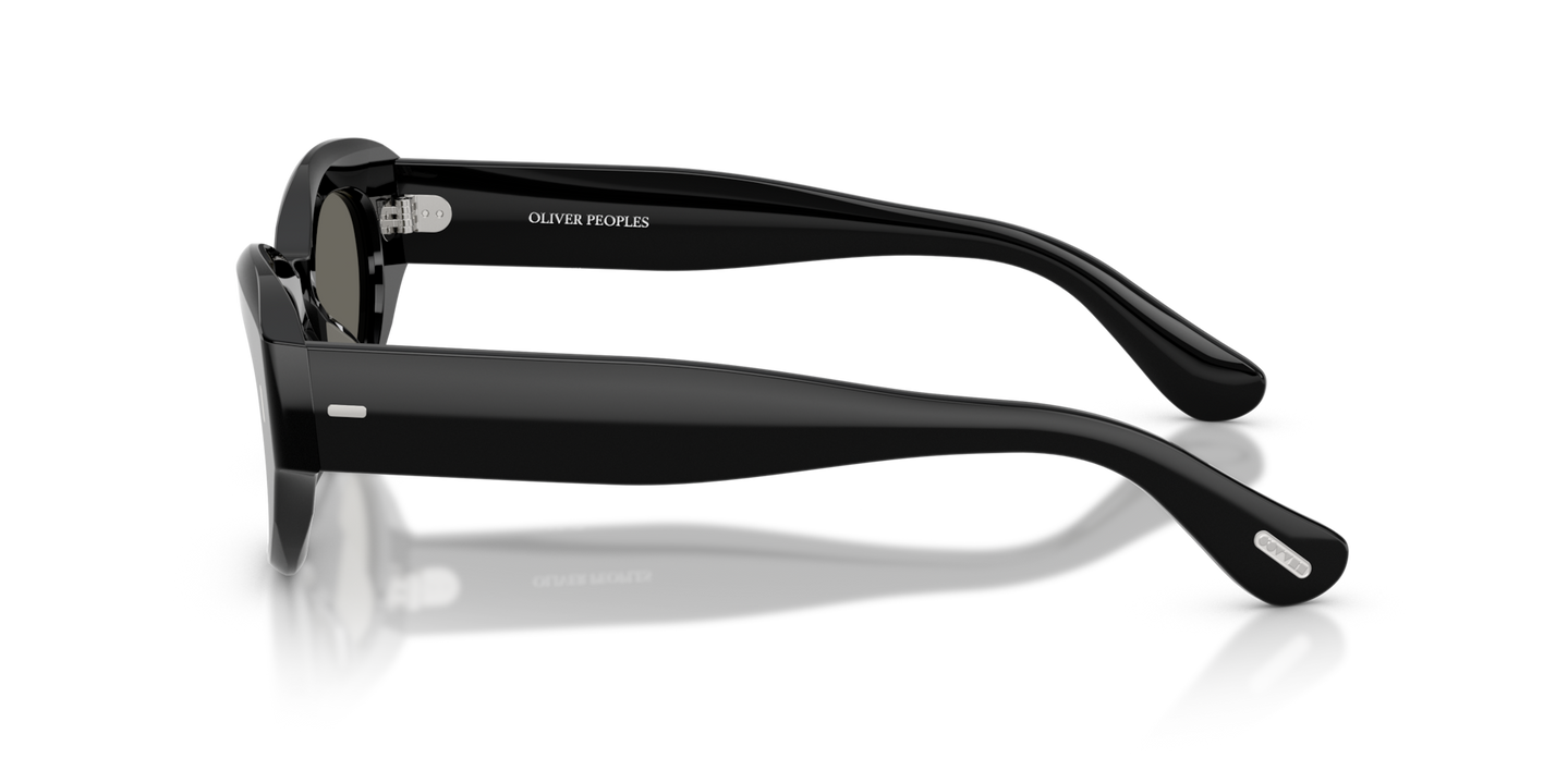 Oliver Peoples Lerrue with Black frame and Grey lenses - Image Filigree