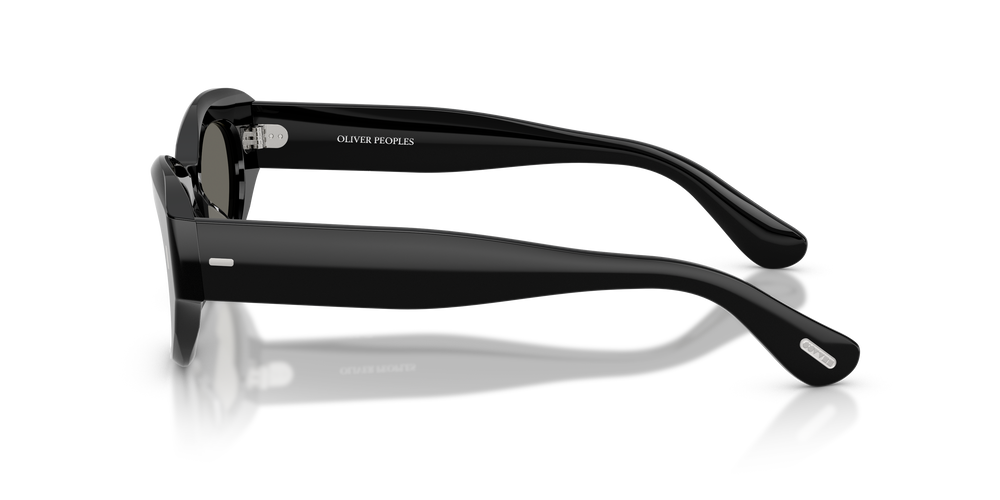 Sie Oliver Peoples Lerrue mit Schwarz Gestell und Grau Gläsern - Bild 4