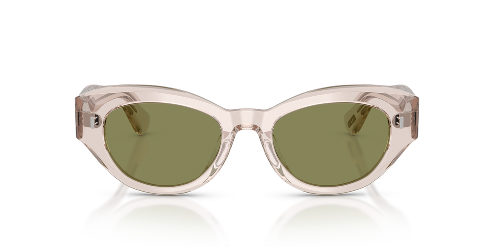 Sie Oliver Peoples Lerrue mit Linen Gestell und Grün Gläsern - Bild 2