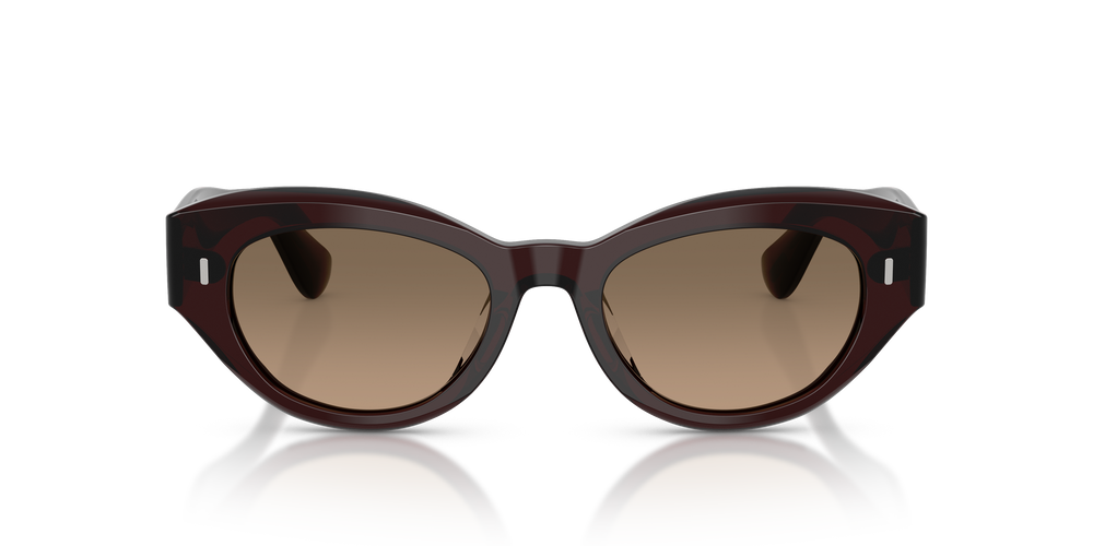 Sie Oliver Peoples Lerrue mit Dark Sienna Gestell und Braun Gläsern - Das Bild 2
