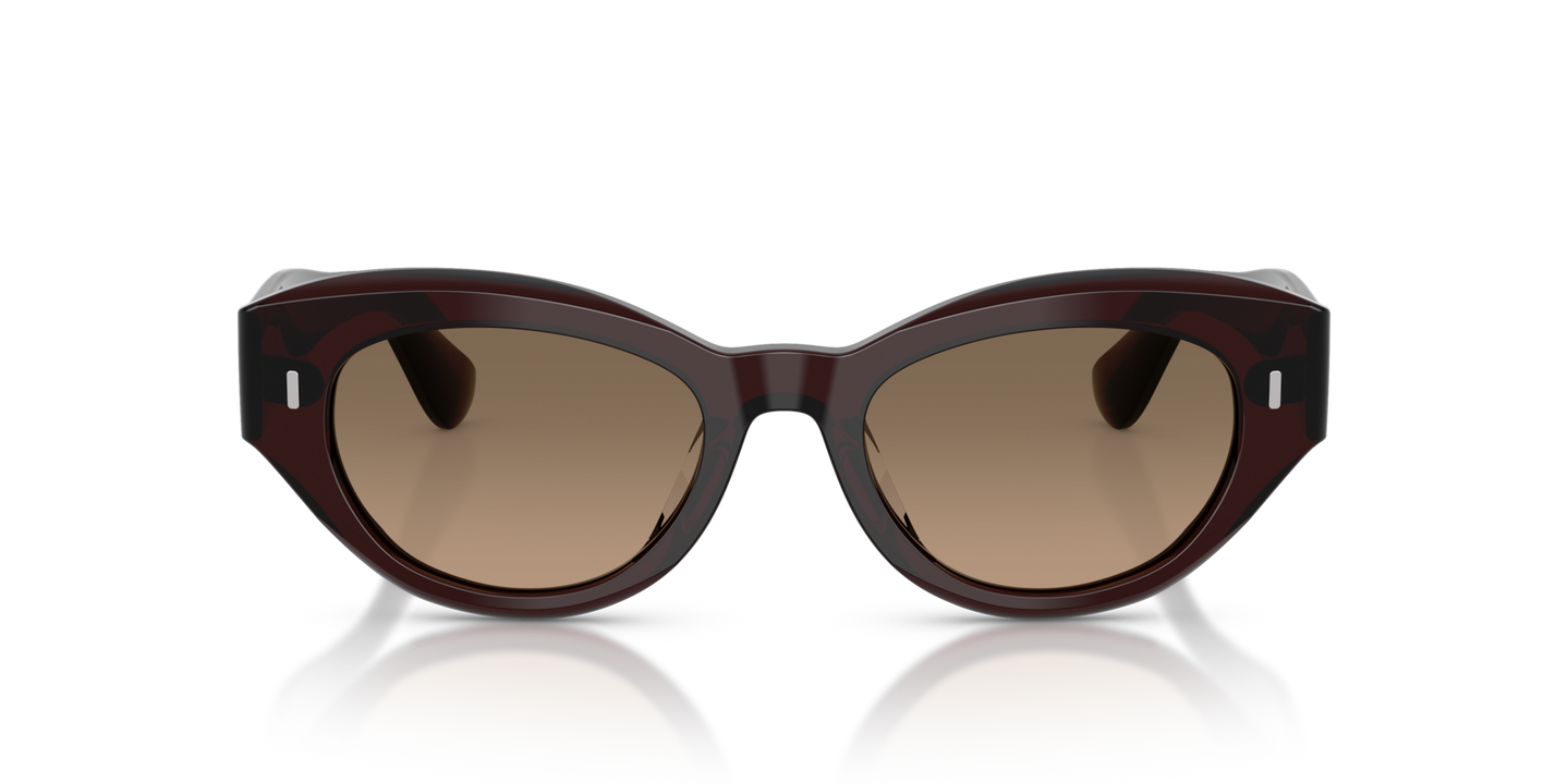 Oliver Peoples Lerrue with Dark Sienna frame and Brown lenses - Image Material 