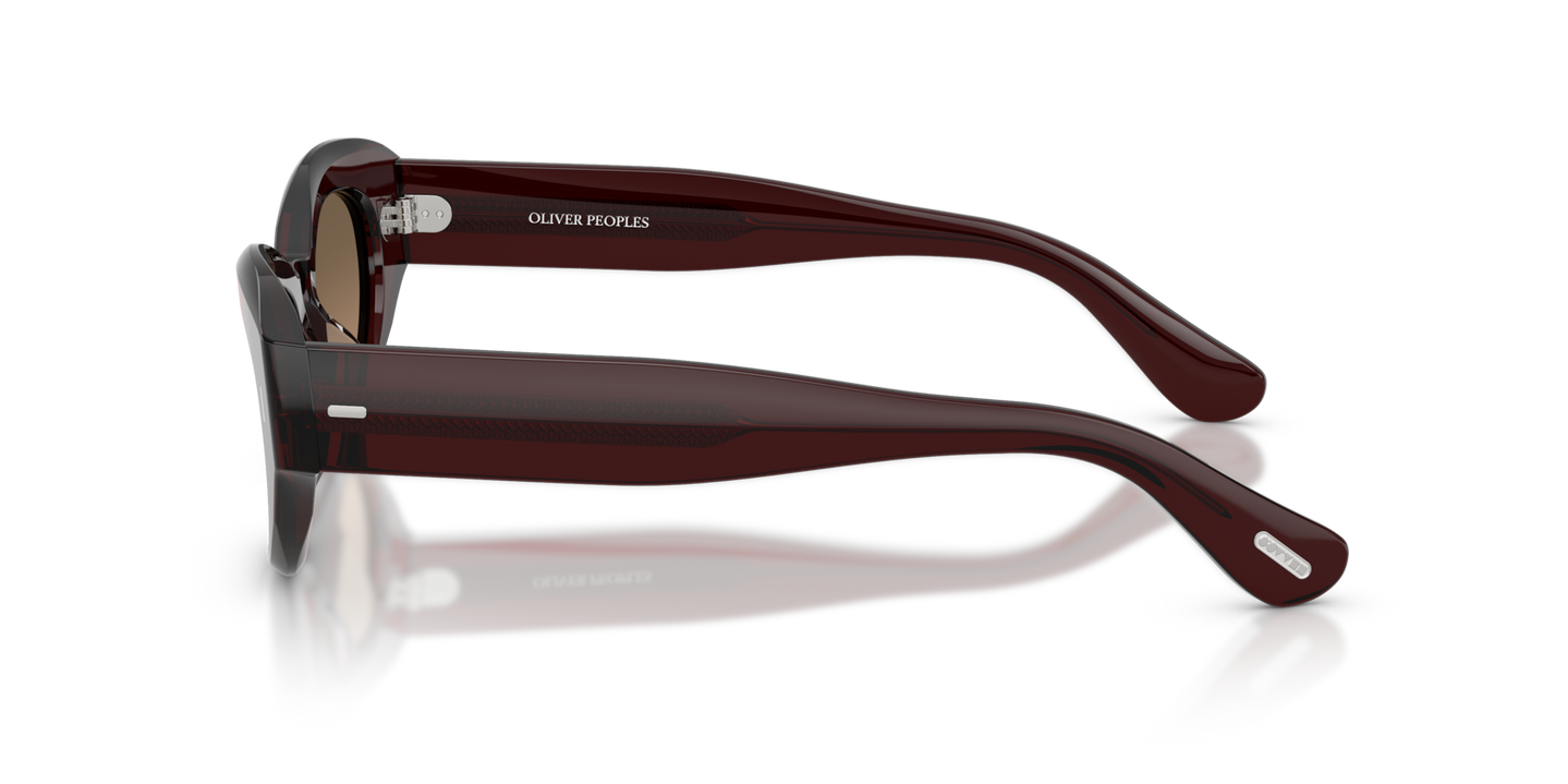 Oliver Peoples Lerrue with Dark Sienna frame and Brown lenses - Image Filigree