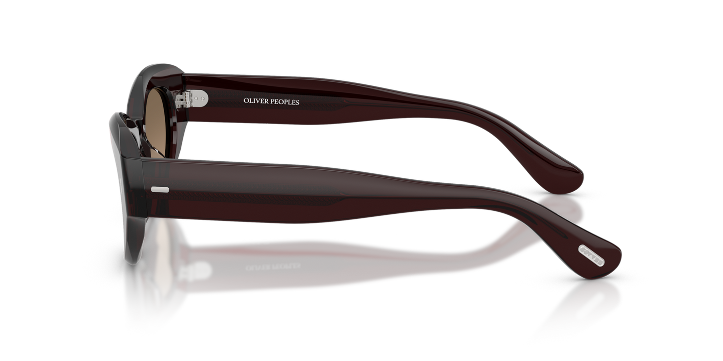 Oliver Peoples Lerrue with Dark Sienna frame and Brown lenses - Image Filigree