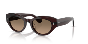 Sie Oliver Peoples Lerrue mit Dark Sienna Gestell und Braun Gläsern - Das Bild 1