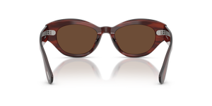 Oliver Peoples Lerrue con montura Carey morado y lentes Marrón - El 5