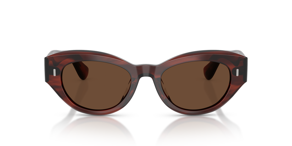 Oliver Peoples Lerrue con montatura Tartarugato Morado e lenti  Marrone - L'immagine 2