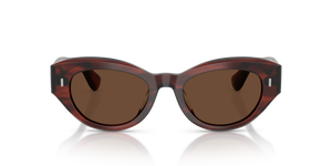 Oliver Peoples Lerrue con montatura Tartarugato Morado e lenti  Marrone - L'immagine 2