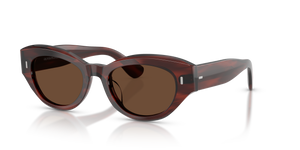 Oliver Peoples Lerrue con montatura Tartarugato Morado e lenti  Marrone - L'immagine 1
