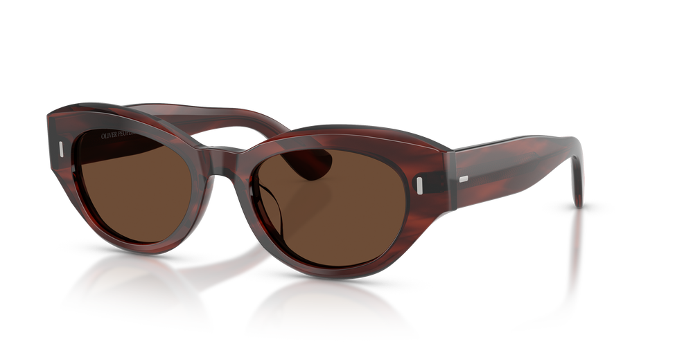 Sie Oliver Peoples Lerrue mit Morado Tortoise Gestell und Braun Gläsern - Bild 4