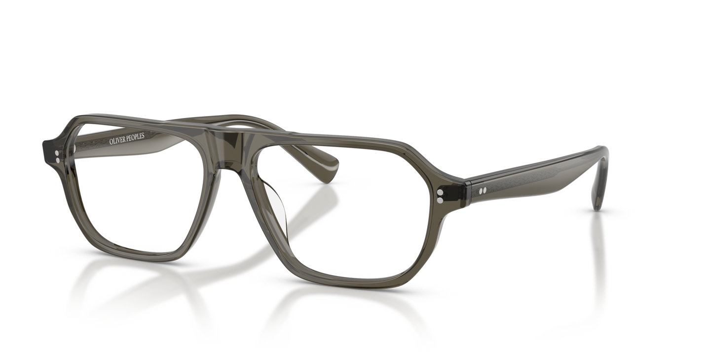 Oliver Peoples Remment の Inkwell フレーム - 画像 カスタム仕様のフィリグリー（金銀線細工）のコアワイヤ
