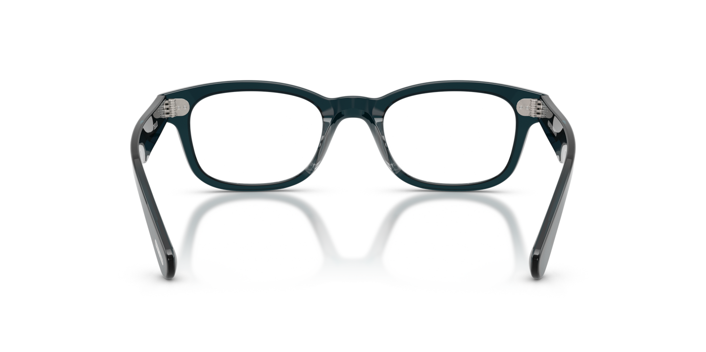 Oliver Peoples Tiello with Midnight Teal frame - Image Nosepads