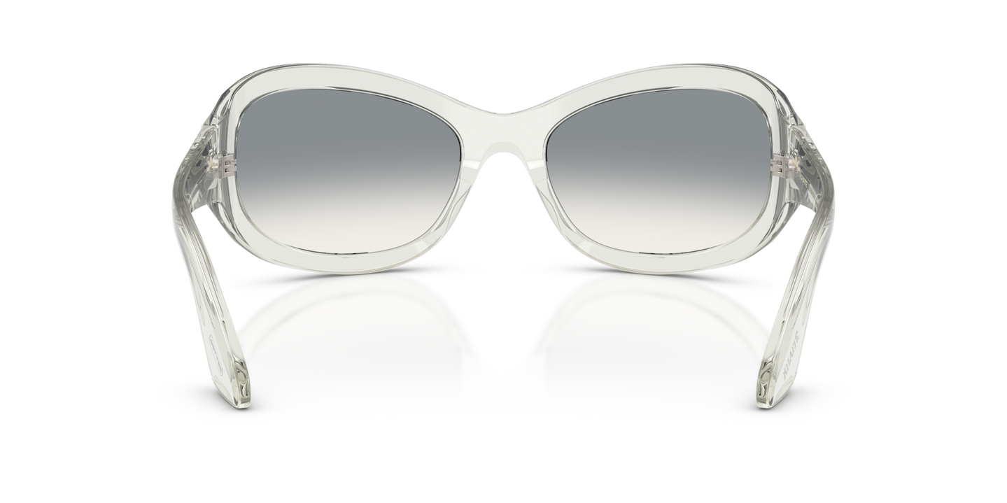 Oliver Peoples 1967C with Pale Citrine frame and Grey lenses - Image Nosepads