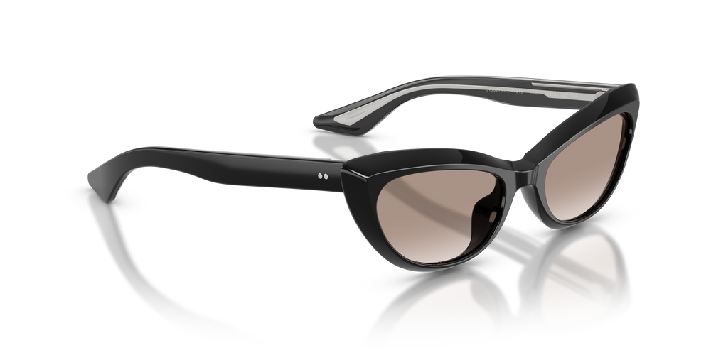 Oliver Peoples 1963C with ブラック frame and ブラウン lenses - 画像3