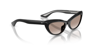 Oliver Peoples 1963C with ブラック frame and ブラウン lenses - 画像3