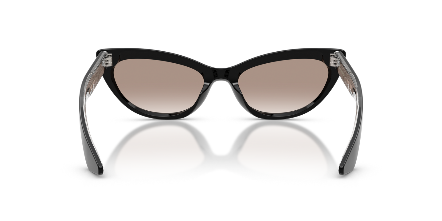 Oliver Peoples 1963C with Black frame and Brown lenses - Image Nosepads