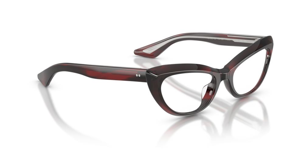 Oliver Peoples 1963C with Bordeaux Bark frame and Clear lenses - image 3