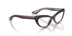 Oliver Peoples 1963C with Bordeaux Bark frame and Clear lenses - image 3