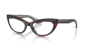 Oliver Peoples 1963C with ボルドーバーク frame and クリア lenses - 画像1
