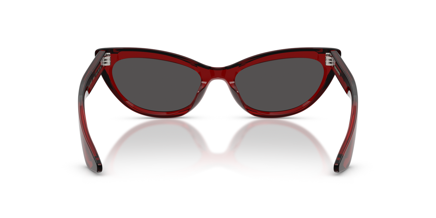 Oliver Peoples 1963C con montatura Rosso Scuro e lenti  Grigio - Immagine Naselli