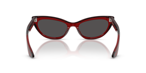 Oliver Peoples 1963C con montatura Rosso Scuro e lenti  Grigio - immagine 5