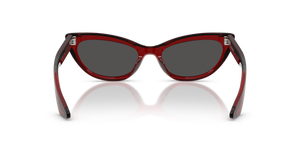 Oliver Peoples 1963C con montatura Rosso Scuro e lenti  Grigio - L'immagine 5