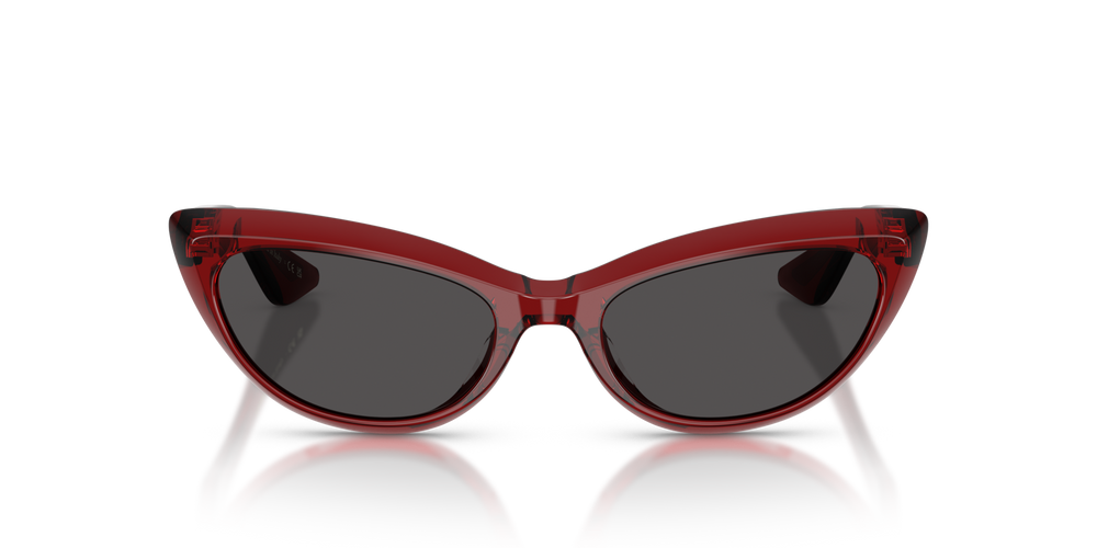 Oliver Peoples 1963C con montatura Rosso Scuro e lenti  Grigio - immagine 2