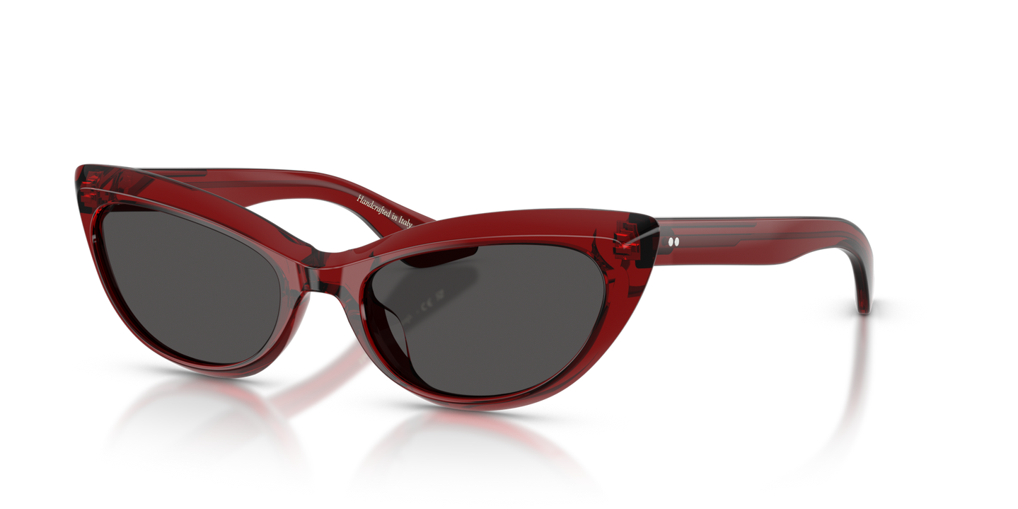Oliver Peoples 1963C with Dark Red frame and Grey lenses - Image Pins