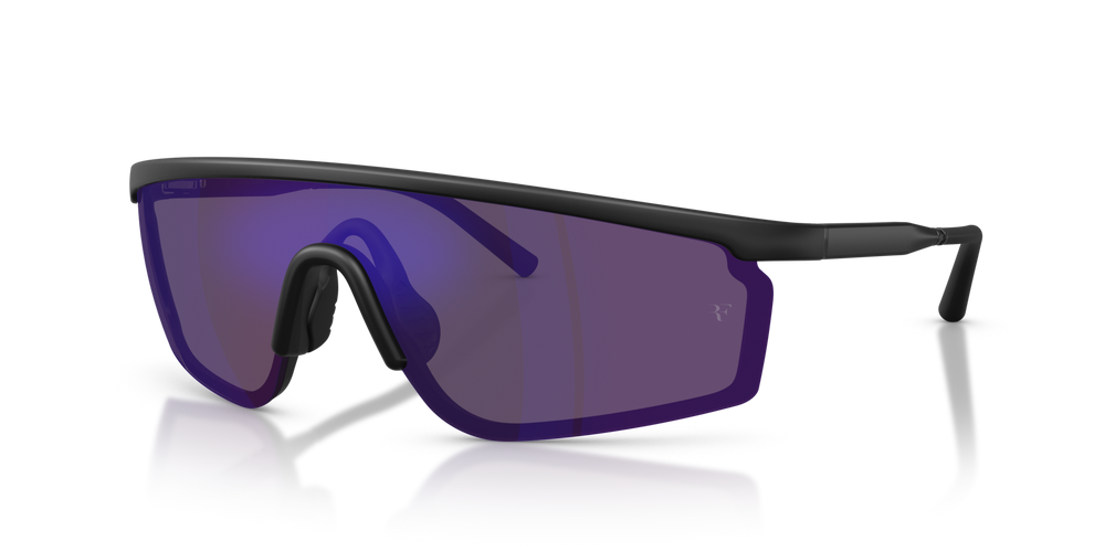 Oliver Peoples R-20 avec une monture Semi-Matte Black et des verres Violet - image 3