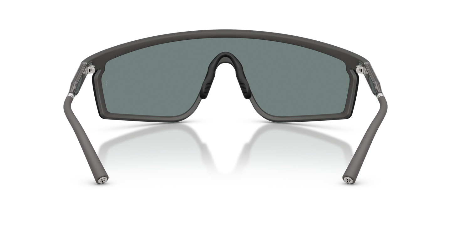 Oliver Peoples R-20 avec une monture Anthracite et des verres Gris - Image Plaquettes de nez