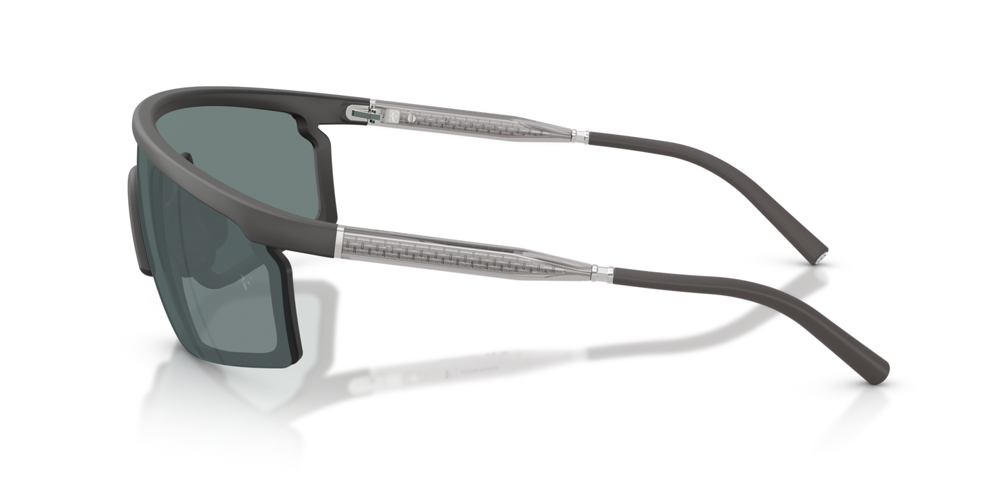 Oliver Peoples R-20 avec une monture Anthracite et des verres Gris - Image Branches en acétate