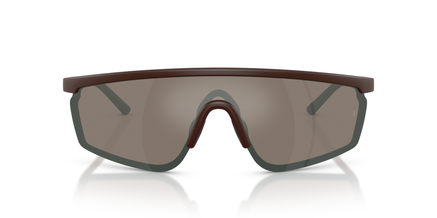 Sie Oliver Peoples R-20 mit Mokka Gestell und Braun Gläsern - Bild Premium-Material