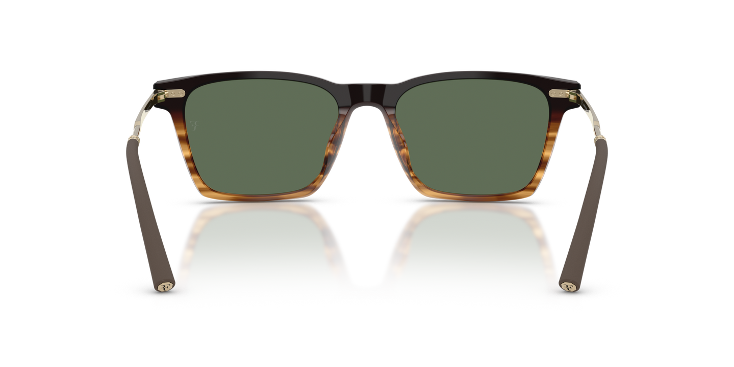 Oliver Peoples R-19 with Cortado frame and Green lenses - Image Nosepads