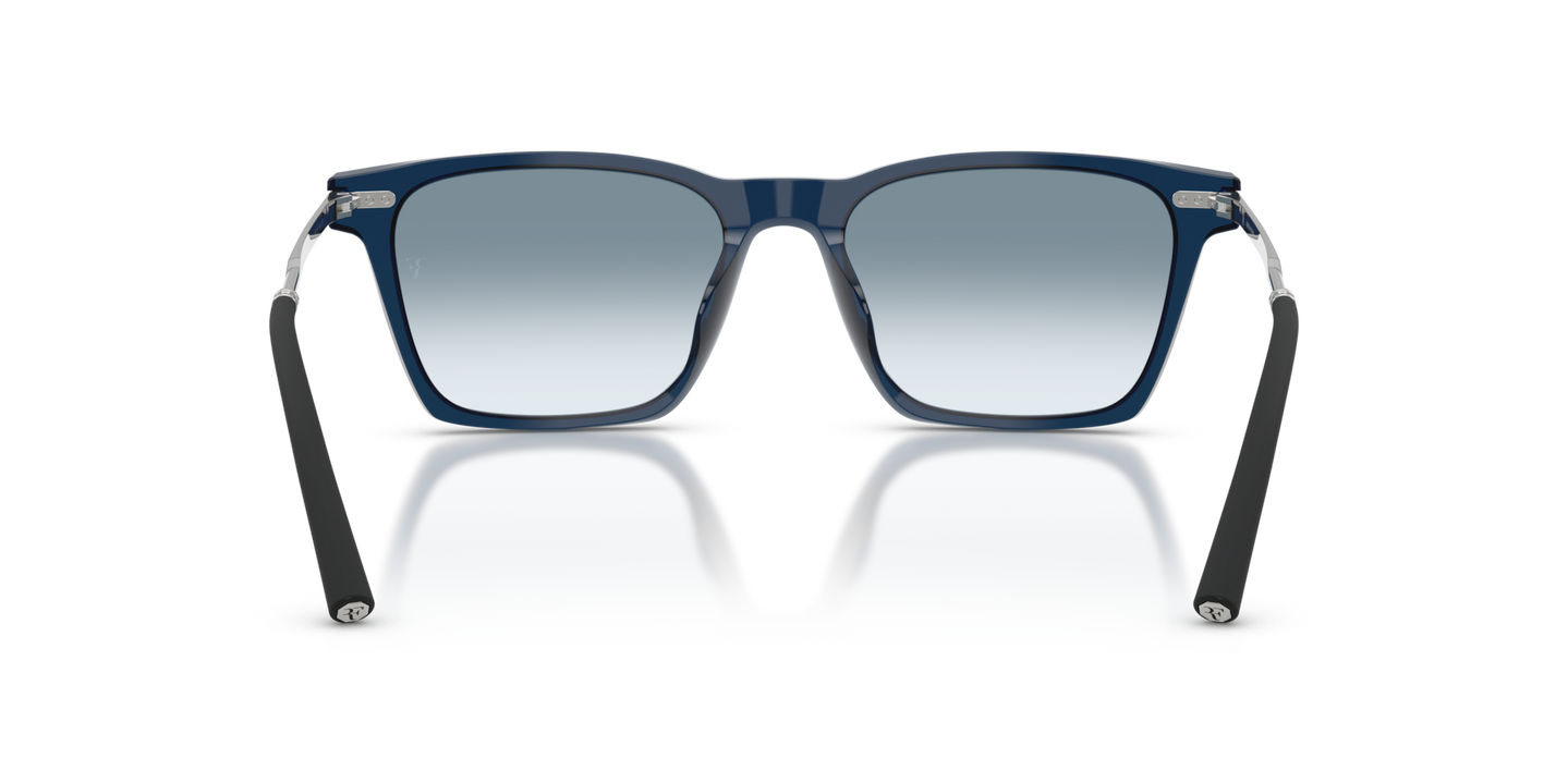 Oliver Peoples R-19 con montatura Ash Blue e lenti  Blue - Immagine Naselli