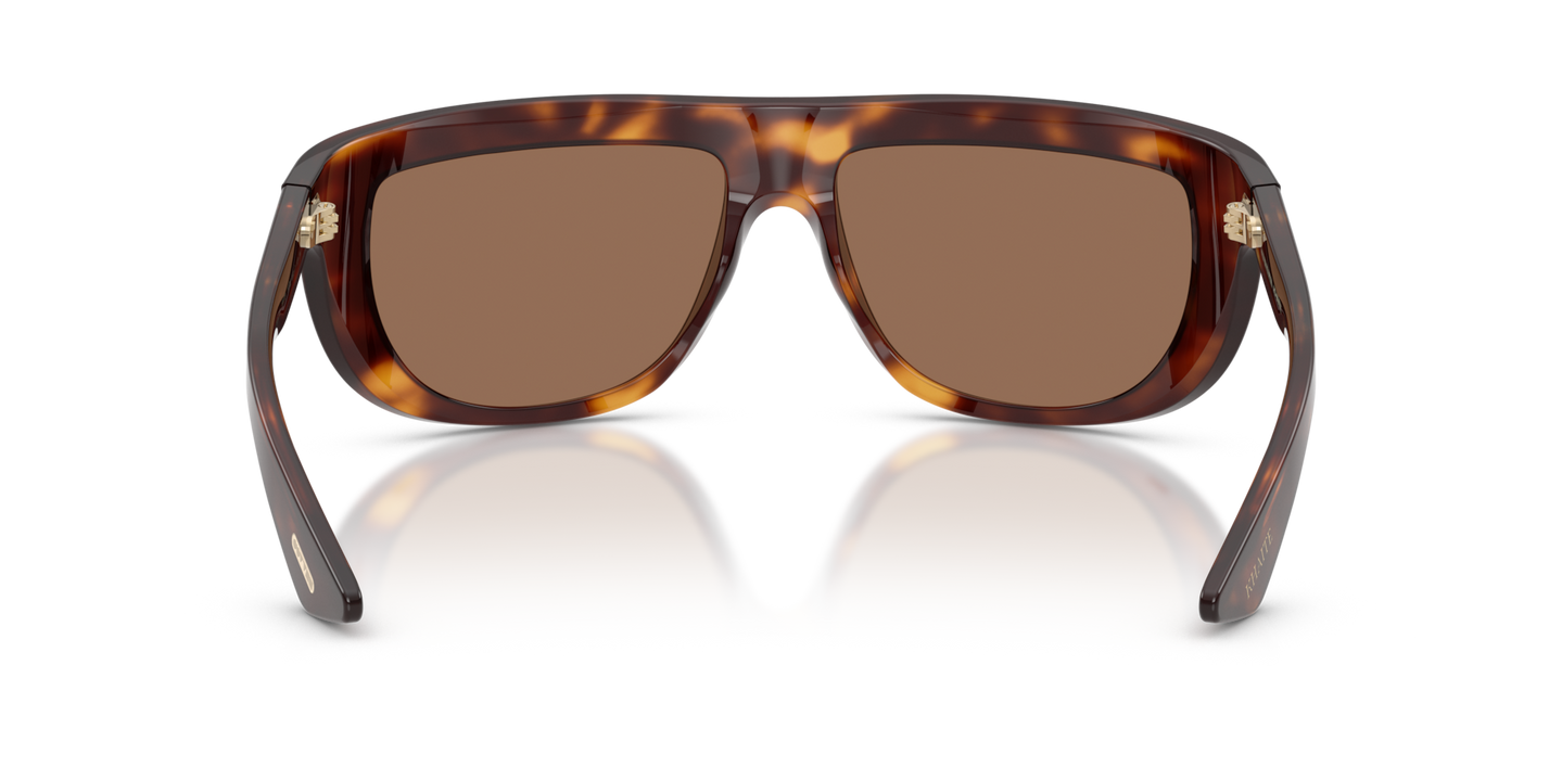 Oliver Peoples 1974C with Dark Mahogany frame and Brown lenses - Image Nosepads