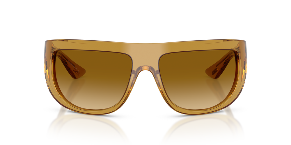 Oliver Peoples 1974C avec une monture Miel foncé et des verres Brun - L'image 2