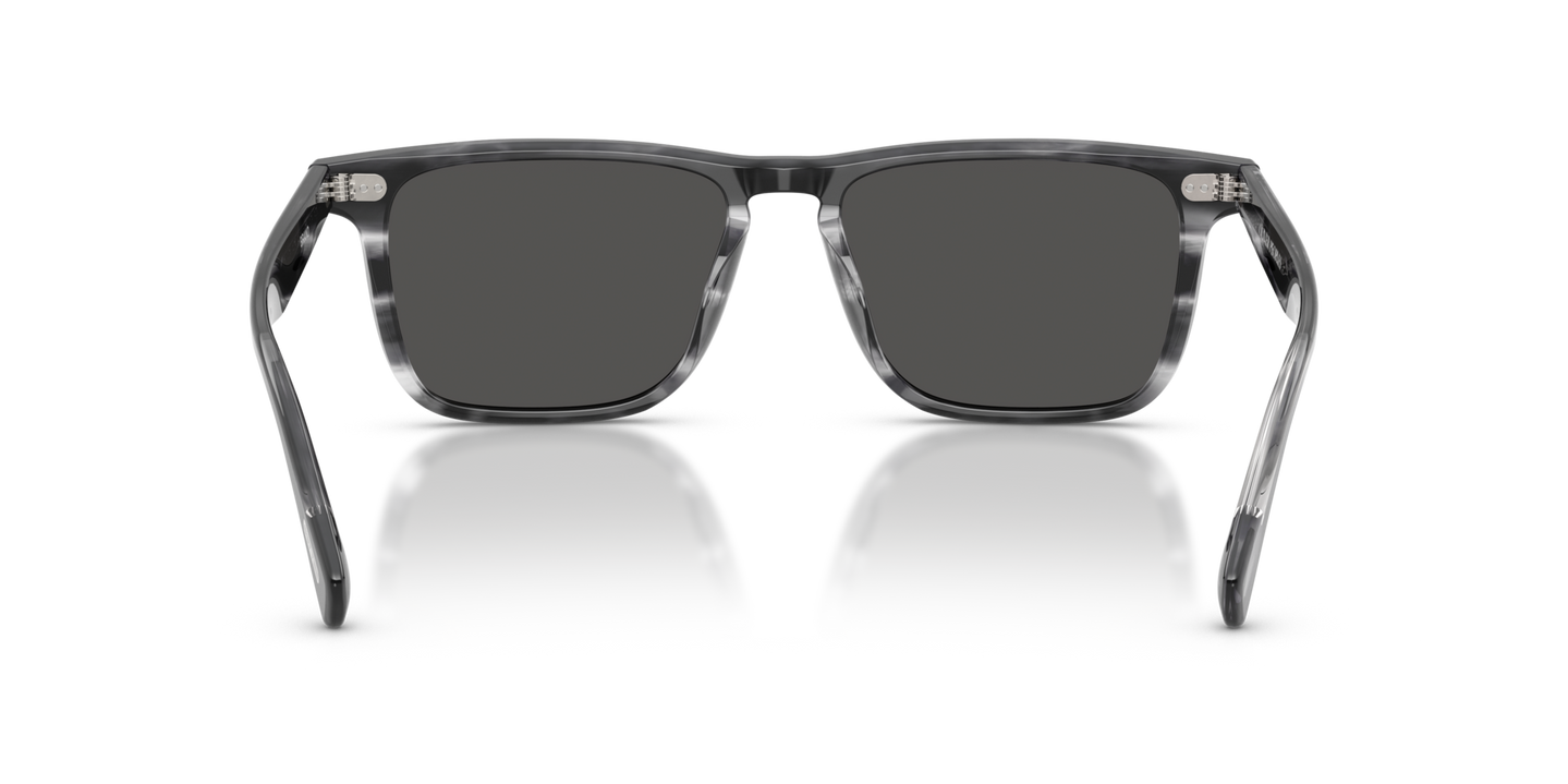 Oliver Peoples Brano、ダイバーズブルーフレーム、グレーレンズ - 画像 ノーズパッド