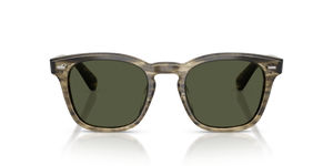 Oliver Peoples Arliss、ソフトオリーブバークフレーム、グリーンレンズ - 画像 2