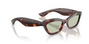 Sie Oliver Peoples 1997C mit Mahagoni dunkel Gestell und Grün Gläsern - bild 3