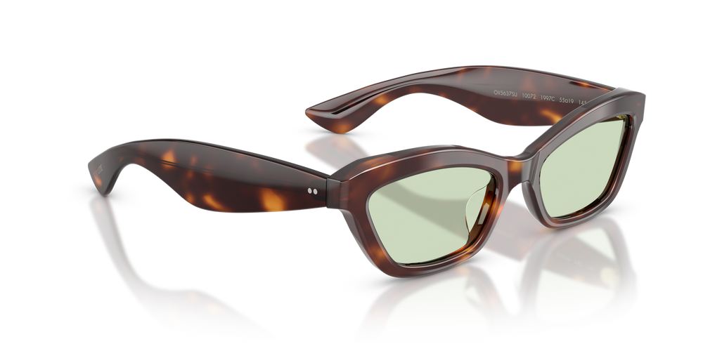 Oliver Peoples 1997C with Dark Mahogany frame and Green lenses - image 3