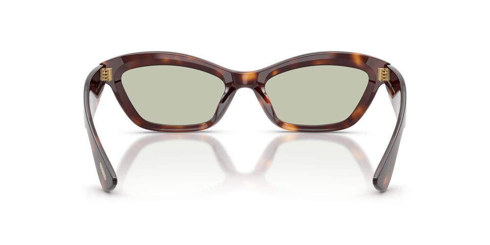 Sie Oliver Peoples 1997C mit Mahagoni dunkel Gestell und Grün Gläsern - bild 5