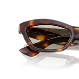 Sie Oliver Peoples 1997C mit Mahagoni dunkel Gestell und Grün Gläsern - Variant