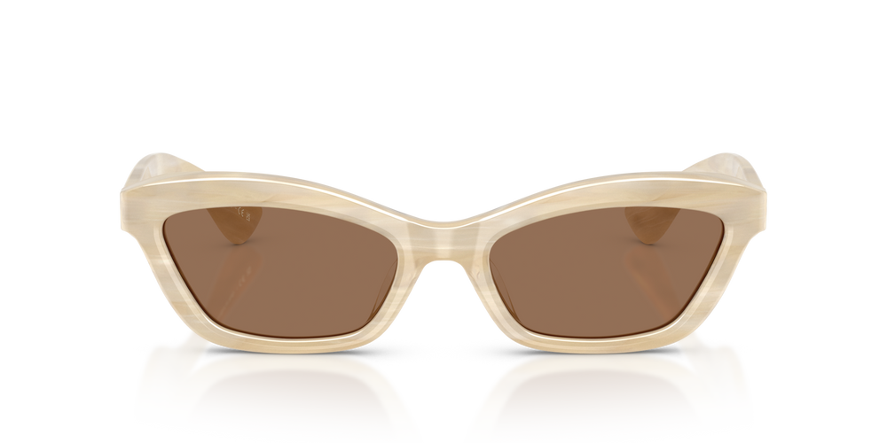 Sie Oliver Peoples 1997C mit Beige Seide Gestell und Braun Gläsern - bild 2