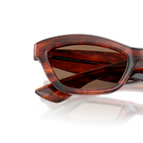 Sie Oliver Peoples 1997C mit Vintage Rot Tortoise Gestell und Braun Gläsern - Variant