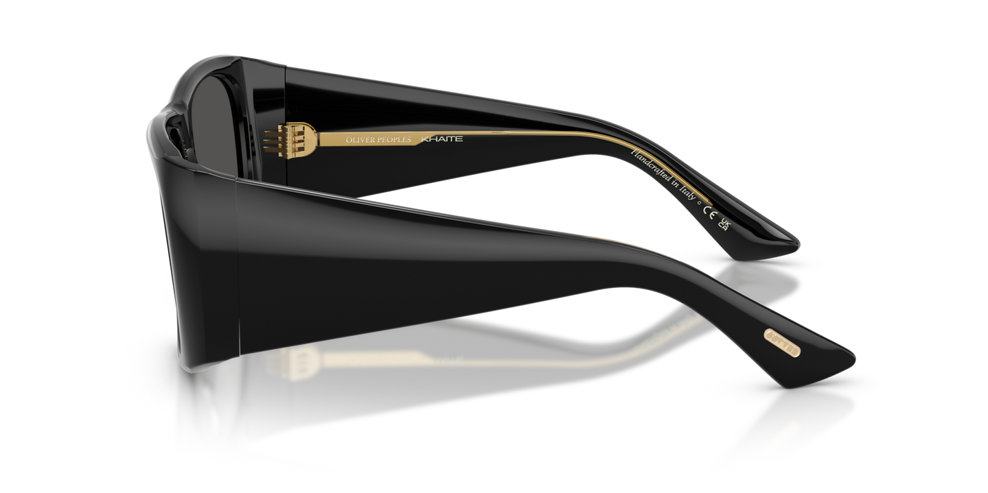 Sie Oliver Peoples 1965C mit Schwarz Gestell und Grau Gläsern - Bild Bügel