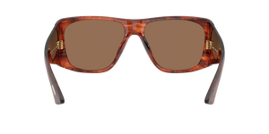 Oliver Peoples 1965C avec une monture Écaille de tortue Rouge Vintage et des verres Brun - image 5