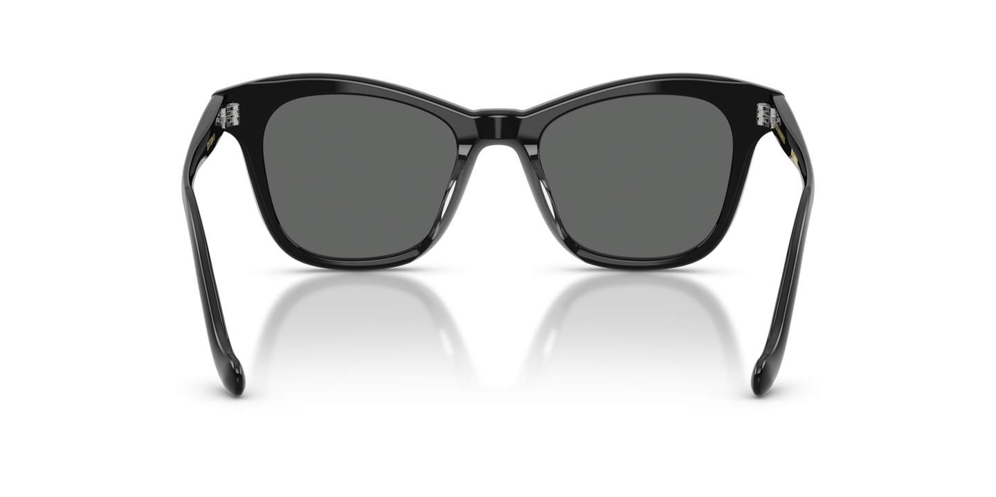 Oliver Peoples Edition 10 avec une monture Noir et des verres Gris - Image Plaquettes de nez