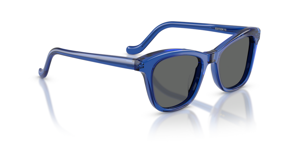 Sie Oliver Peoples Edition 10 mit Hellblau Gestell und Grau Gläsern - bild 3