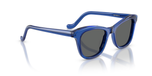 Sie Oliver Peoples Edition 10 mit Hellblau Gestell und Grau Gläsern - bild 3